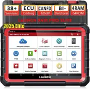2025 LAUNCH X431 Pro Elite V+ PRO5 Bidirectional OBD2 Scanner Key Coding Tool