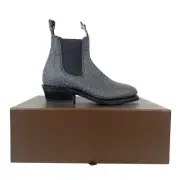 RM Williams Lady Yearling Cuban Heel Leather Boots Size AU/US 6.5 D EU 36.5 New