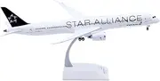 Pre-Built Model Aircraft 1:200 34CM Luxury Model Collectible Airplanes for EVA Air B787-10 B-17812 Star Alliance Static Replica Aircraft Miniature Airplane Model