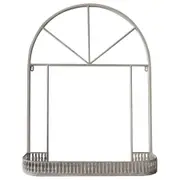 Willow & Silk 78cm Arch Wall Plant/Flowers Shelf/Organiser/Holder Garden Decor