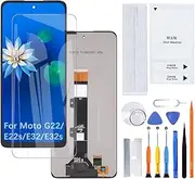 H&LYCYJ Display Screen for Moto G22/E22s/E32/E32s XT2231-1 XT2231-2 XT2231-5 LCD Screen Replacement Assembly with Kit