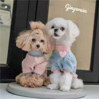 在飛比找ETMall東森購物網優惠-GINGERAIN 小型犬馬爾濟斯馬爾泰迪衣服棉料衛衣套頭毛