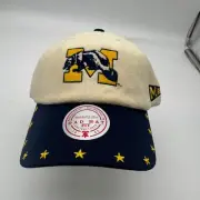 Mitchell & Ness University of Michigan Wolverines Dune Dad Hat Cap NEW