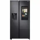 Samsung 616L Family Hub Side By Side Non-plumbed Fridge Matte Black SRS656MBFH4