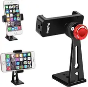 Ruittos Phone Holder for Tripod, Metal Cellphone Tripod Adapter 360 Degree Rotation Vertical Video Smartphone Bracket Clip for iPhone X XS XR 8 Samsung Galaxy S10 S9+ Huawei LG Google (Black C18)