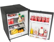 KINGS 85L UPRIGHT FRIDGE/FREEZER 12V OR 24V | REVERSIBLE FRONT-OPENING DOOR | INC. MOUNTING KIT |