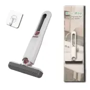 Pink one Handed Mini mop,Mini Squeeze mop for Tabletop Cleaning, Self Squeezi...