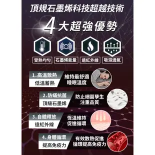 台灣精製 石墨烯銀離子發熱被1.6公斤(B0511-Y15)