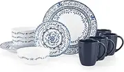 Corelle Portofino 16-Piece Dinnerware Set, Service for 4