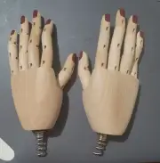 Natural Wood mannequin hands