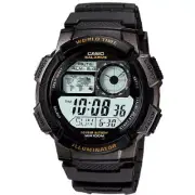 Casio AE-1000W-1AV Black Youth Series World Time Unisex Digital Sports Watch