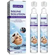 Saline Solution for Tattoo Beauty Makeup Cleaning Skin Cleanse Liquid No Harm to Skin Suitable for Wound Cleaning Eye Care Allergic Skin Cleaning Beau