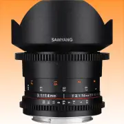 Samyang 14mm T3.1 VDSLRII Cine Lens for Sony E-Mount - Brand New