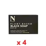 4 X Dr Natural Black Bar Soap 141g