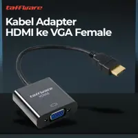 在飛比找蝦皮購物優惠-全新 HDMI 轉 VGA 母頭適配器電纜 HD008