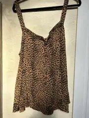 BNWT NEXT ANIMAL PRINT STRAPPY TOP SIZE 22
