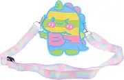 [TEMPNAP] Silicone Dinosaur Bag Girls Kids Crossbody Purse Toddler Wallet Soft Mini Bag