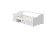Oikiture Kids Bed Frame Wooden Daybed with Storage