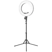 Activeshop 18" 48W Black LED Ring Light + Tripod