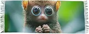 [XYMZR] Owl Monkey Closeup Women’s Scarf Soft Warm Long Scarves Shawl Wrap for Winter Autumn Spring Travel Office Home, Multi-colored