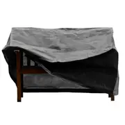 Worth Covering - Premium Outdoor Bench Cover -130cm L x 66cm W x 86cm H x 60cm H - Black