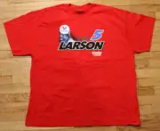 KYLE LARSON-HENDRICK MOTORSPORTS-VALVOLINE CHEVROLET #5-RED 3XL TEE SHIRT