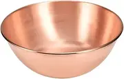 EnerMagiX Copper Mixing Bowl, 99.9% Pure Copper Bowl for Salad, 7.9 inch Diameter, Egg Beating, Decorative & Kitchen Serving Purposes