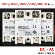 DC 3-32V to AC 24-380V Solid State Relays Module 10 to 100 Amp Single Phase SSR