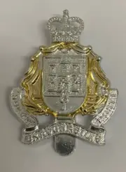 Royal Gibraltar Regiment Dress Hat Cap Badge Genuine British Army NEW