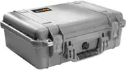 Pelican 1500 Silver Case with Foam