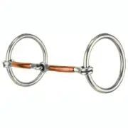 Reinsman 3/8" Copper O ring Snaffle Bit