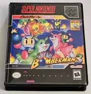 Super Bomberman 3 (Super Nintendo) SNES Box BEST Quality Available
