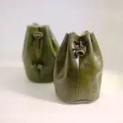 Leather Dice Bag Green Suitable For 5-6 Sets Of Dice For Table-top Game Lover