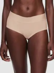 $38 Chantelle Women's Beige Smooth Lines High-Rise Hipster Briefs Size S