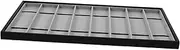 HORIALENCE Watch Display Tray with Slots Organized Watch Storage Rack for Retail Shops Exhibitions Boutiques Durable Display Holder for Men and Women