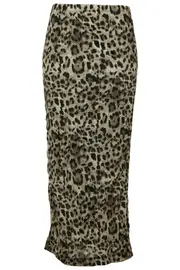 Crush Animal Print Skirt--HAM-92337M