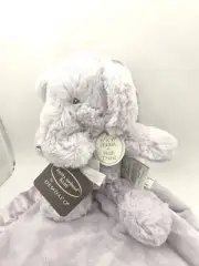 NWT Kathy Ireland Baby by Demdaco Security Blanket Light Purple Elephant Soft