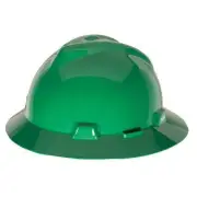 Msa Safety Hard Hat,Type 1, Class E,Ratchet,Green 475370 Msa Safety 475370