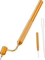 PENIKOKO 1 Set Fine Line Paint Pen Precision Scratch Repair Tool with Needle Dropper for Car Touch Up and Retouching Efficient and Practical Fluid Applicator