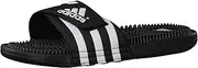 [adidas] Men's Adissage Shoes, Core Black/Footwear White/Core Black