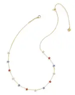 Kendra Scott Sierra Star Crystal Strand Necklace, 19