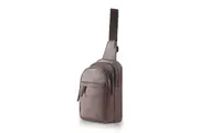 Tosca Vegan Leather Slinger Mens Fashion Sling/Crossbody Messenger Bag Choco