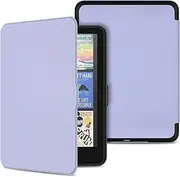 [Sanyetral] Premium PU Leather PC Hard Back Cover with Auto Sleep/Wake Function, Incompatible with TCL Remarkable Nokia -Purple
