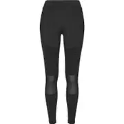 Urban classics ladies - TECH MESH biker fitness leggings Black L