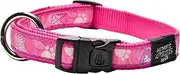Rogz Fancy Dog Collar, Pink Large