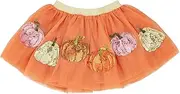 [Mud Pie] Baby-Girls Children's Pumpkin Patch Sequin Tutu; One Size