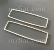 Fiat 124 RH/LH Rear Lights White Inner Gasket (1st Series) (2 pcs) New