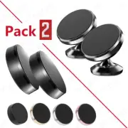 2-Pack Magnetic Car Dashboard Mount Holder Stand For Phone Samsung Galaxy iPhone