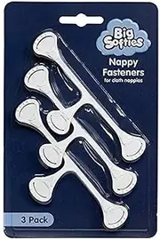 Big Softies Nappy Fasteners Assorted Pack, Multicolour