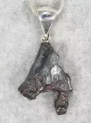 SIKHOTE-ALIN IRON METEORITE PENDANT $89 Sterling Silver Jewelry STARBORN SA89-P1